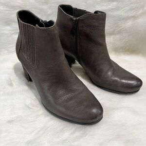 Josef Seibel Brown Heeled Boots